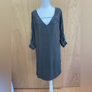 Geren Ford Charcoal Silk Dress